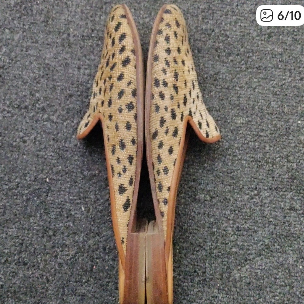 Stubbs & Wootton Animal Print Mules - Picture 6 of 9